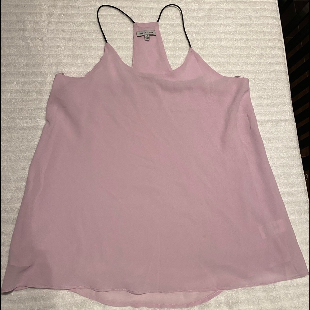 Blush colored dressy tank top
